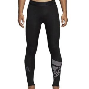 NEW Adidas Alphaskin Climacool Long Black Tights - Size M